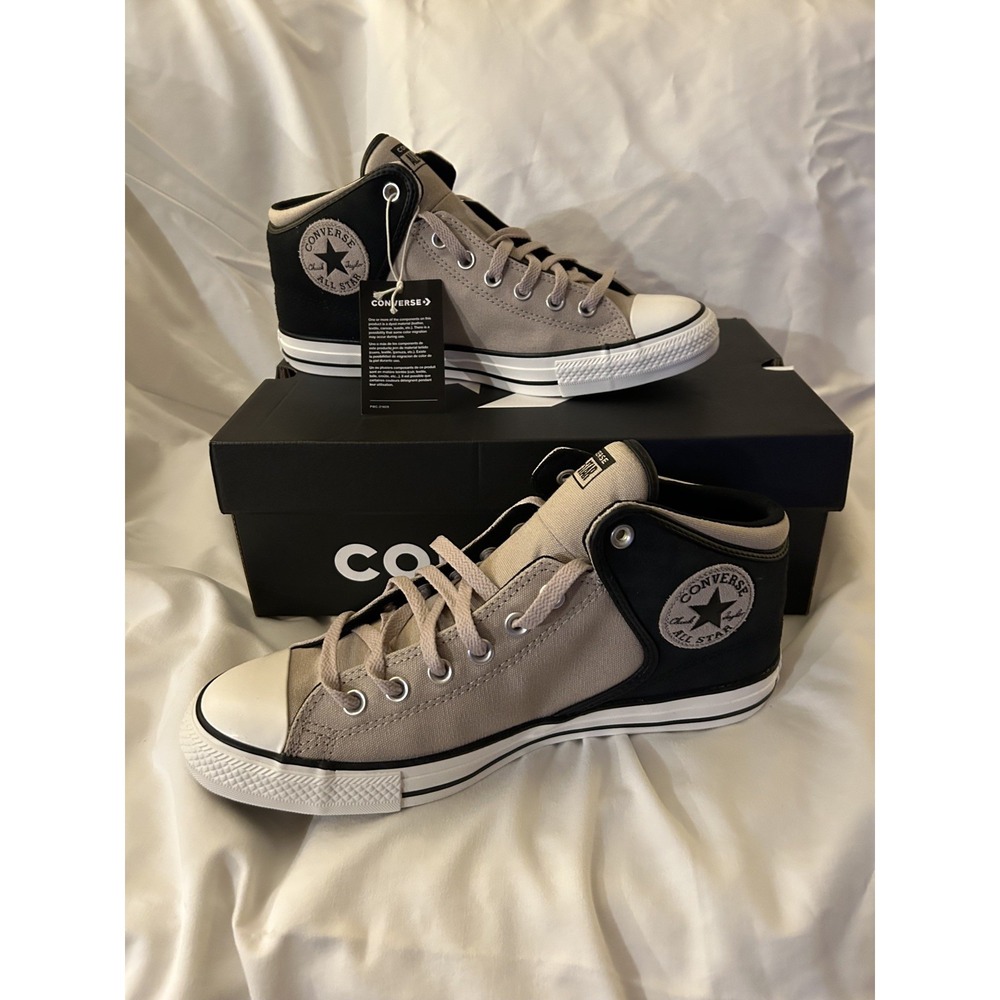 NWB Converse Chuck Taylor All Star High Street Mid Papyrus Black Tan Men's 10